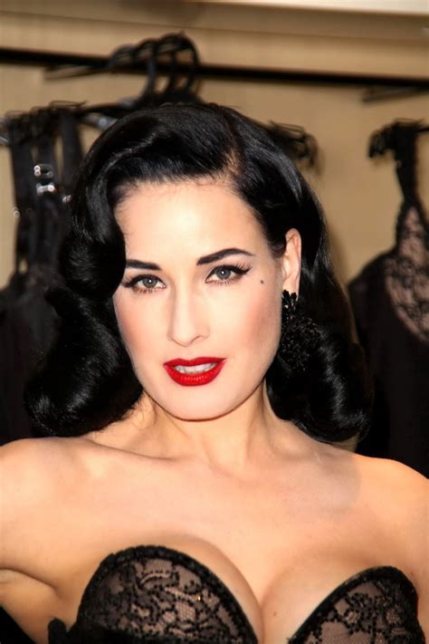 Dita Von Teese Showing Huge Cleavage At Her Lingerie Line Launch In Nyc Porn Pictures Xxx