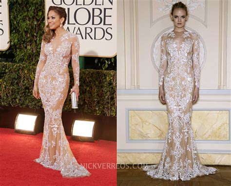 Who Wore What70th Annual Golden Globes Jennifer Lopez In Zuhair