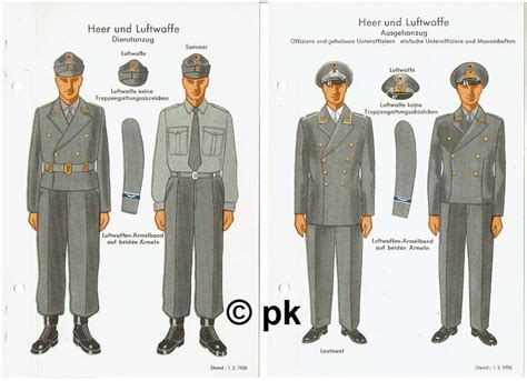 1956 Bundeswehr Uniform Regulations Bundeswehr Uniforms World Militaria Forum
