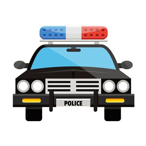 Police Car Clip Art Flat Cartoon Police Car Png Download 10001000