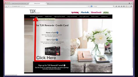The tjx rewards card can be perhaps the most convenient way to pay your tjx rewards credit card or tjx rewards platinum mastercard bill is to use the online portal provided. TJ Maxx Credit Card Payment Guide through Tjmaxx.Com Credit Card - YouTube
