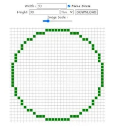 Minecraft Circle Chart Top Tools To Generate Minecraft Circle