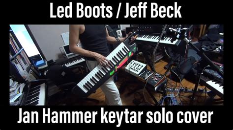 Jeff Beck Led Boots Keyboard Solo Cover Jan Hammer Minimoog Lync Ln