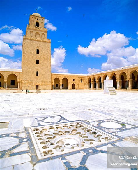The Great Mosque Kairouan Tunisia Stock Photo