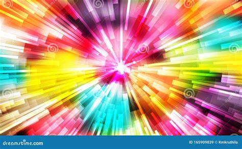 Abstract Colorful Sunburst Background Stock Vector Illustration Of