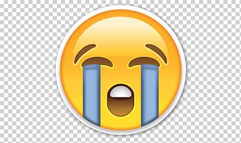 Crying Emoji Illustration Face With Tears Of Joy Emoji Crying Sticker