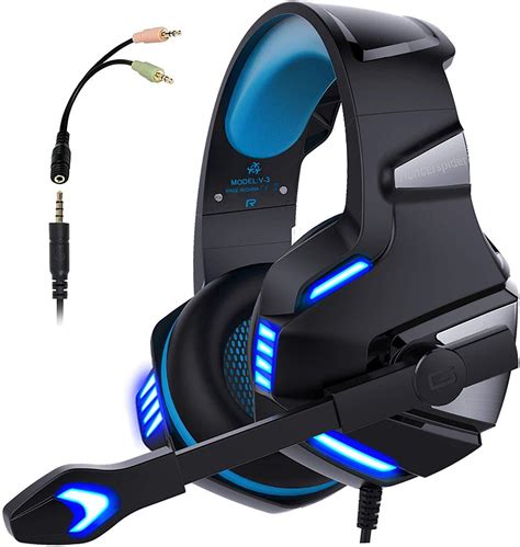 Micolindun Gaming Headset For Xbox One Ps4 Pc Over Ear Gaming