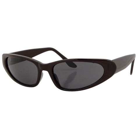 Shop Blade Black Vintage Sunglasses For Women Giant Vintage Sunglasses