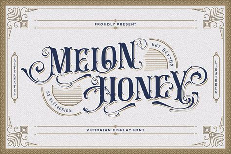 Melon Honey Font Alit Design Fontspace