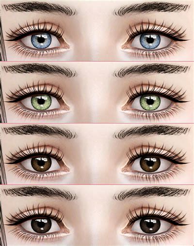 My Sims 3 Blog Contacts N10 By Eruwen Ts3 Cc Makeup And Eyes Sims 4