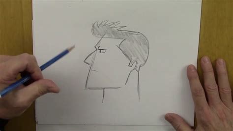 How To Draw A Simple Profile For Beginners Youtube