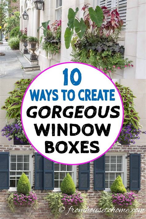 I Love These Gorgeous Window Boxes Lots Of Flower Box Ideas For Adding