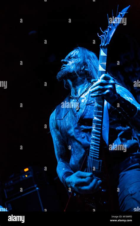 The Austrian Death Metal Band Belphegor Performs A Live Concert At The