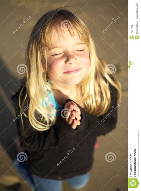Little Girl Praying Royalty Free Stock Photos Image 17274098