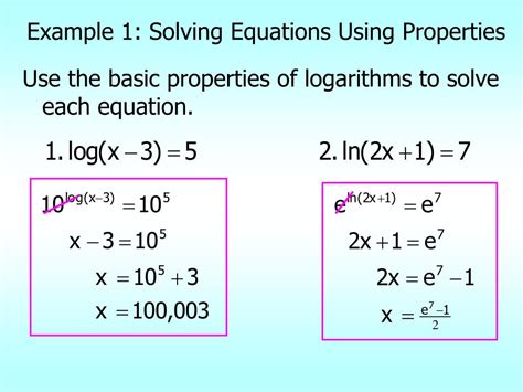 PPT - 5.5 Properties and Laws of Logarithms PowerPoint Presentation ...