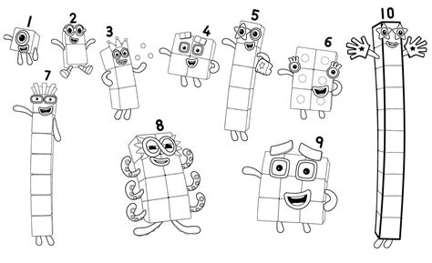 Desenhos De Numberblocks 5 Para Colorir E Imprimir Colorironlinecom