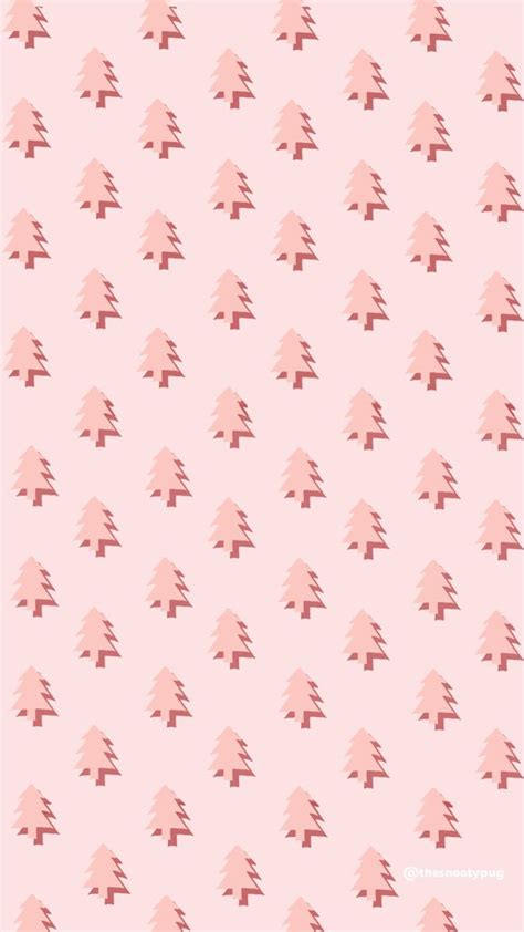 Aesthetic Pink Christmas Wallpapers Wallpaper Cave
