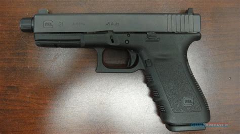 Glock 21 Sf Threaded Barrel Tall Si For Sale At