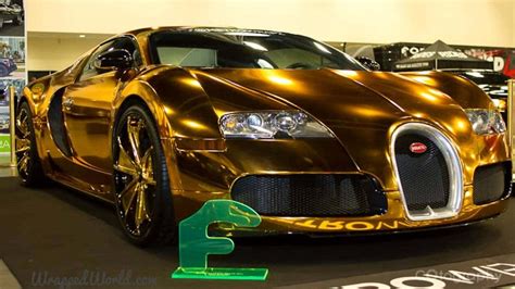 Download Gold Bugatti Veyron Car 1200 X 675 Wallpaper