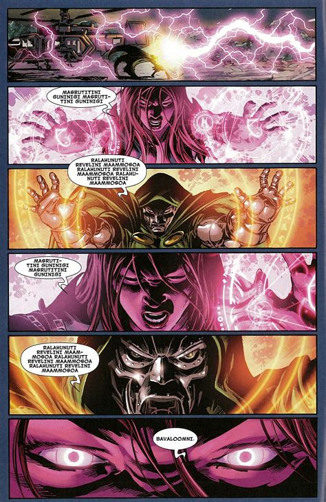 Doctor Doom Vs Morgan Le Fay Marvel Morgana Le Fay