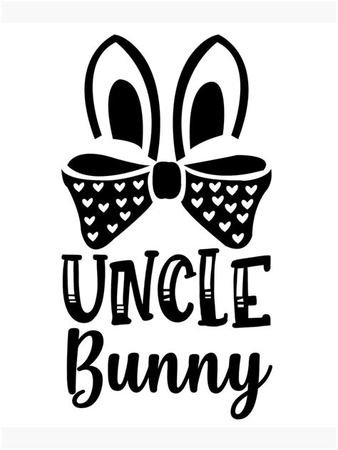 Uncle Bunny Easter Theme Poster For Sale By I Dope Redbubble