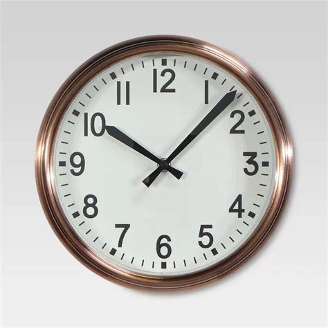 We did not find results for: 10" Round Wall Clock Copper - Threshold™ in 2020 | Wall ...