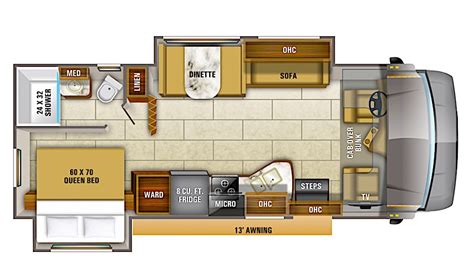 Download 28 Foot Class C Motorhome Floor Plans  Campersm