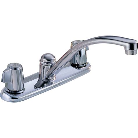 Sears has a great selection of double handled kitchen sinks. Delta Windemere 2-Handle Standard Kitchen Faucet with Side ...