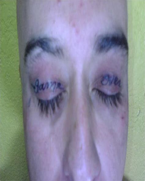 Weirdest Eyelid Tattoos