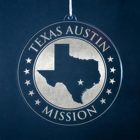 Texas Austin Mission Christmas Ornament The Christmas Missionary