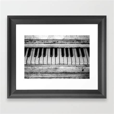 The Piano Framed Art Print By Sebastien Bouvier Society6