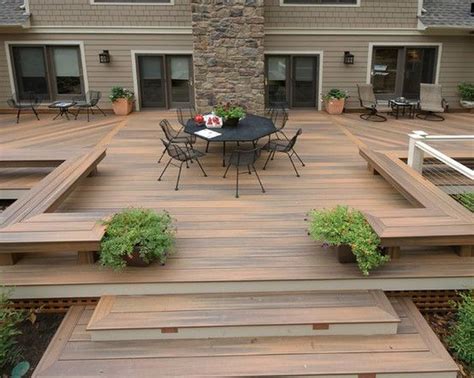 When you think of locations to trees or simple rose beds will add an instant breeze of fresh air, besides making you feel like you are instantly. 45+ Simple DIY Wooden Deck Design For Your Home #diy # ...