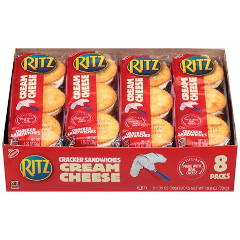 Ritz Cracker Sandwiches With Cream Cheese 8ct135oz Peanut Butter