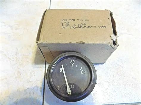 MILITARY JEEP WILLYS MB GPW M Psi Oil Pressure Machanical Gauge NOS