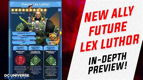 Dcuo New Lex Luthor Ally Youtube