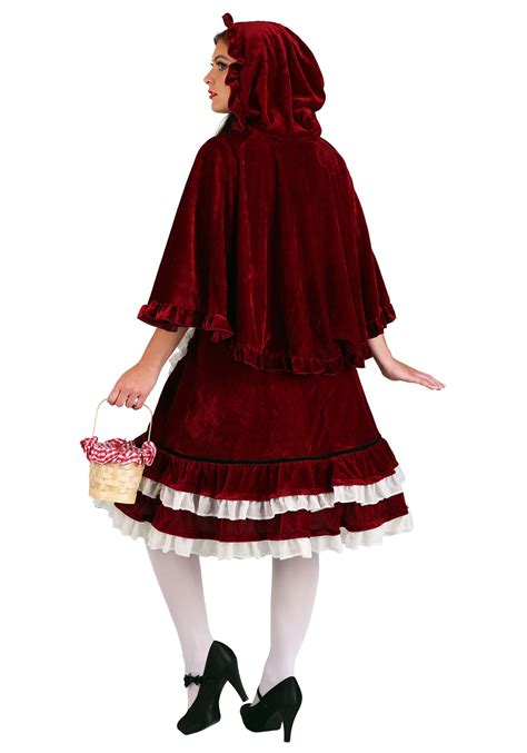 classic red riding hood costume for women