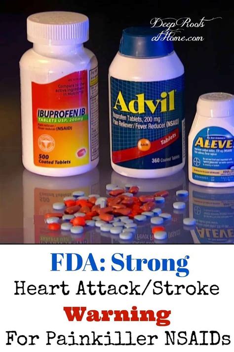 Fda Stronger Heart Attackstroke Warning For Painkiller Nsaids