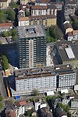 Luftbild Basel - Hochhaus- Gebäude und Biozentrum der Universität Basel ...