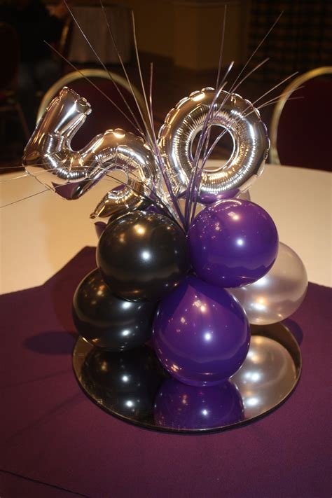 Balloon Centerpiece For 50th Birthday Ballooncenterpiece