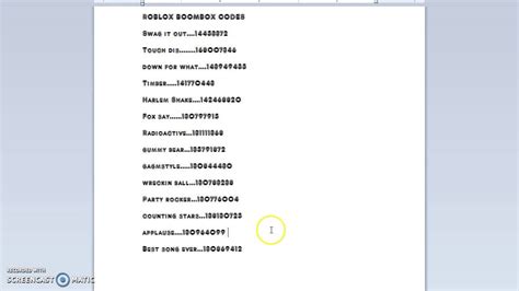 Free Roblox Boombox Codes Zonealarm Results - codes for roblox boom box counting stars