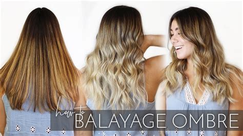 How To Balayage Ombre Brunette Hair With My Foilayage Technique Easy