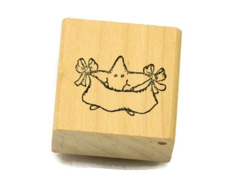 Little Star Stamp Star Rubber Stamps Baby Star By Designsbycnc