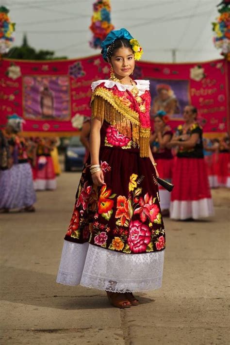 traje típico del itsmo de tehuantepec oaxaca méxico disfraz mexicano trajes tipicos de