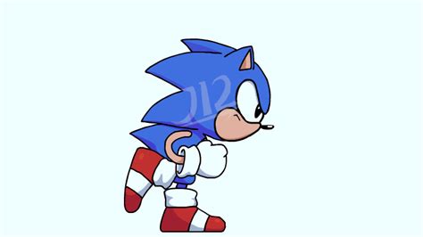 Sonic Cd Run Sprite  By Thejege12 On Deviantart