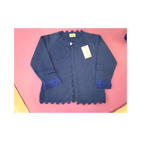 Girls Blue Cardigan Lolittos