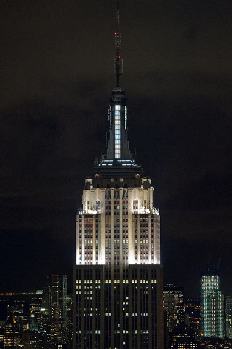 Empire State Building At Night Photograph By Gary Eason