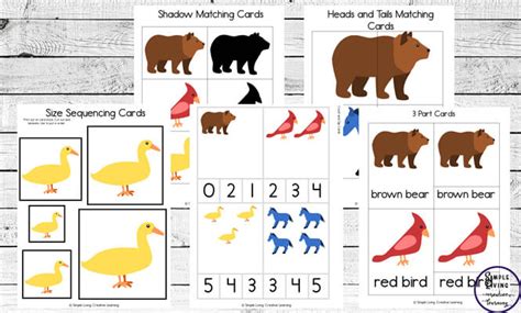 Brown Bear Brown Bear Sequencing Cards Printable Free