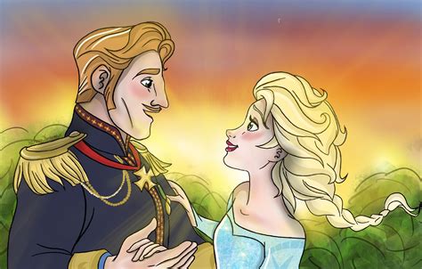 Elsa And King Agnarr Фан арт Эльза Холодное сердце