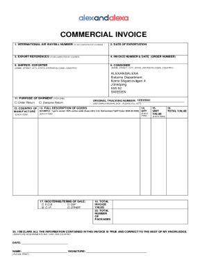Fillable Online Transport Documents CMR Bill Of Lading Air Free International Commercial
