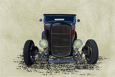 1932 Ford Black Hot Rod Photograph By Nick Gray